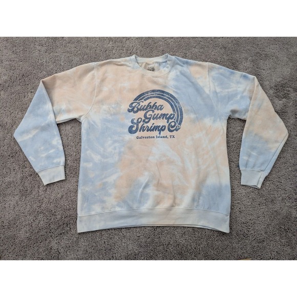 Bubba Gump Shrimp Sweatshirt‎ Mens Extra Large Pullover Fleece Tie Dye - Picture 1 of 7